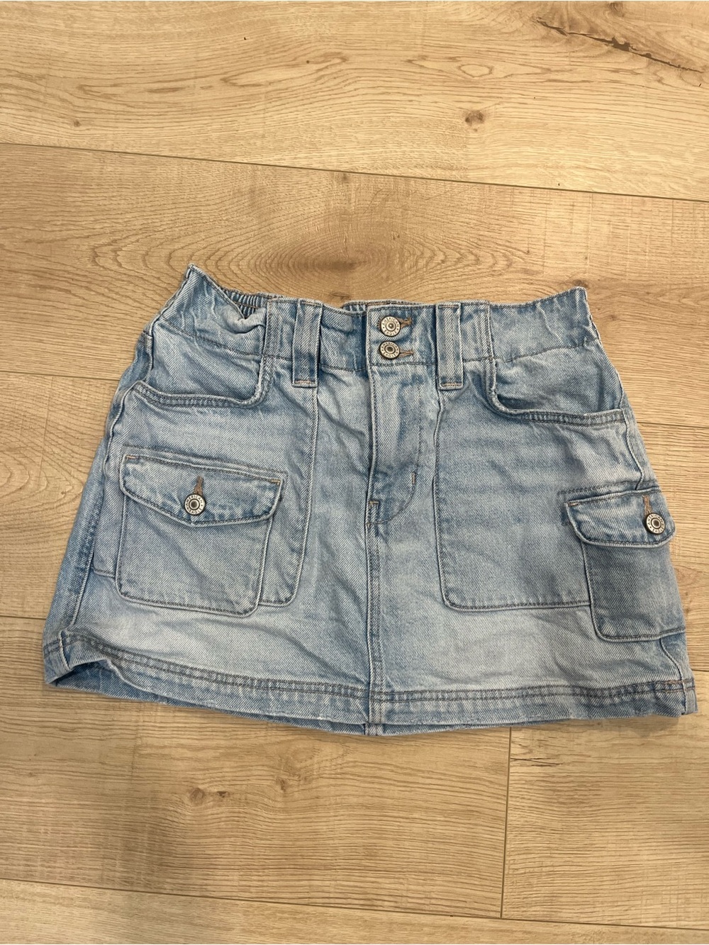 American Eagle Outfitters Light Blue Denim Mini Skirt